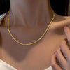 Collar doble de lujo con brillo eterno