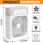 El Mini Ventilador UltraRefrescante con Niebla de Hielo ❄️