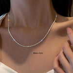 Collar doble de lujo con brillo eterno