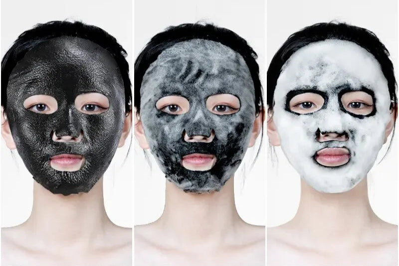 Mascarilla Detox de Burbujas Negras (10 pcs)