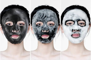 Mascarilla Detox de Burbujas Negras (10 pcs)