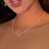 Collar doble de lujo con brillo eterno