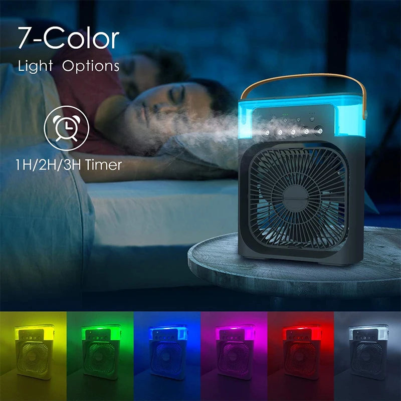 El Mini Ventilador UltraRefrescante con Niebla de Hielo ❄️