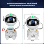 Astronauta proyector de galaxias